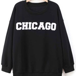 ⚡️ 3/$15⚡️  Plus Letter Graphic Drop Shoulder Sweatshirt